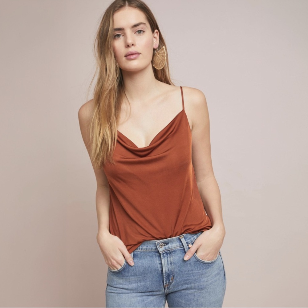 Anthropologie Claremont Draped Cami